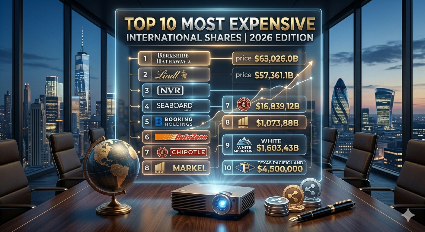 Top 10 Most Expensive Shares in the International Market (2026 Edition)